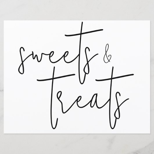 Gewoon schilderachtige dessert tafel teken (Voorkant)