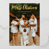 Gewoon Scripted Photo Folie Feestdagenkaart (Voorkant)