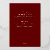 Gewoon Scripted Photo Folie Feestdagenkaart (Achterkant)