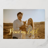 Gewoon Scripted Photo Folie Feestdagenkaart (Voorkant)