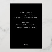 Gewoon Scripted Photo Folie Feestdagenkaart (Achterkant)