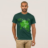 Gewoon Shamrocks St Patricks Day T shirt (Voorkant volledig)