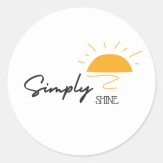 Gewoon Shine Sunshine Bright Circle Sticker
