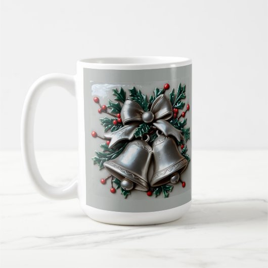 Gewoon Silver Bells kerst Koffiemok (Links)