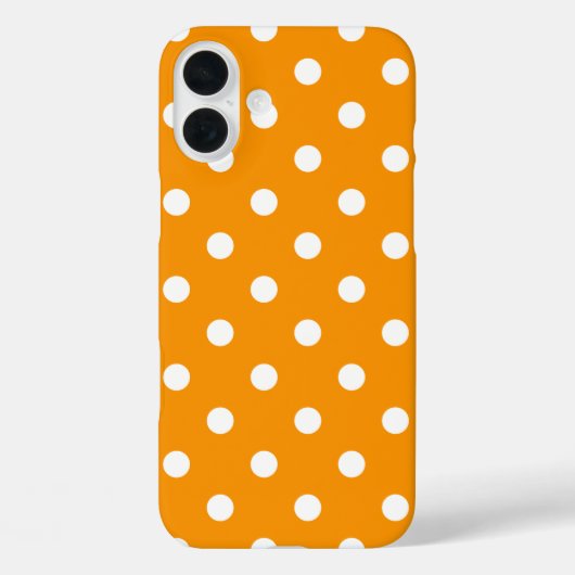 Gewoon Sinaasappel met polkadots Case-Mate iPhone Case (Achterkant)