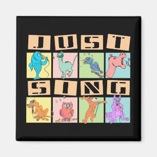 Gewoon Sing Animals Magnet