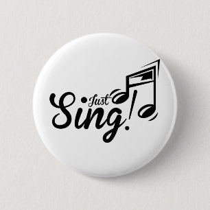 Gewoon Sing Ronde Button 5,7 Cm