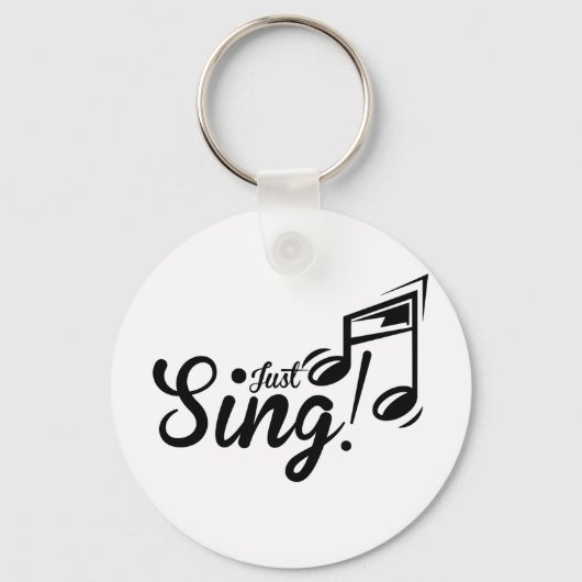 Gewoon Sing Sleutelhanger (Voorkant)
