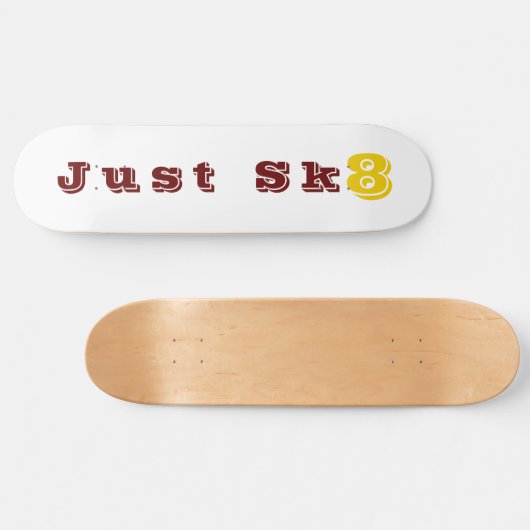 Gewoon SK8 Mok Persoonlijk Skateboard (Horizontaal)