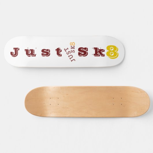 Gewoon SK8 Mok Persoonlijk Skateboard (Horizontaal)