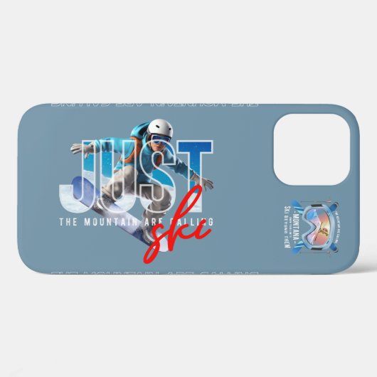 Gewoon Ski | Case-Mate iPhone Case (Achterkant (horizontaal))