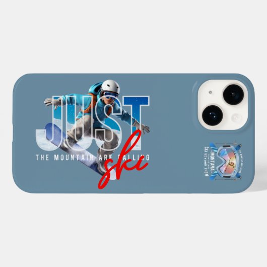 Gewoon Ski | Case-Mate iPhone Case (Achterkant (horizontaal))