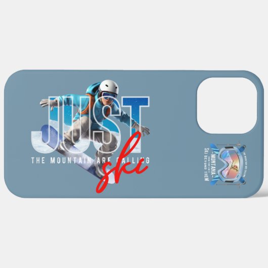 Gewoon skiën | Case-Mate iPhone case (Achterkant (horizontaal))