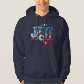 Gewoon skiën | MANNEN Hoodie (Voorkant)