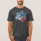 Gewoon skiën | Volwassene T-shirt (Voorkant)