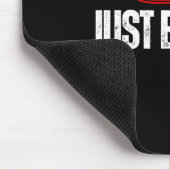 Gewoon Slaan. Grappig Disc Golf Cadeau Disc Golfer Muismat (Hoek)
