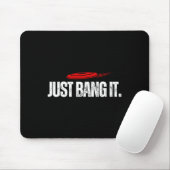 Gewoon Slaan. Grappig Disc Golf Cadeau Disc Golfer Muismat (Met muis)
