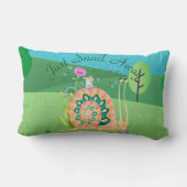 Gewoon slak weg Schattigee slak Kussen (Achterkant)