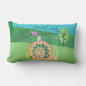 Gewoon slak weg Schattigee slak Kussen (Voorkant)