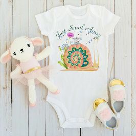 Gewoon slak weg Schattigee slak Romper