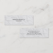 Gewoon Slim Gray Wall Effect Modern Visitekaartje (Voorkant / Achterkant)