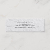 Gewoon Slim Gray Wall Effect Modern Visitekaartje (Achterkant)