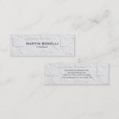 Gewoon Slim Gray Wall Effect Modern Visitekaartje (Voorkant / Achterkant)