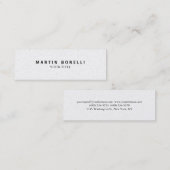 Gewoon Slim Professional Modern Mini Visitekaartje (Voorkant / Achterkant)