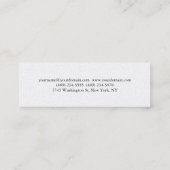 Gewoon Slim Professional Modern Mini Visitekaartje (Achterkant)