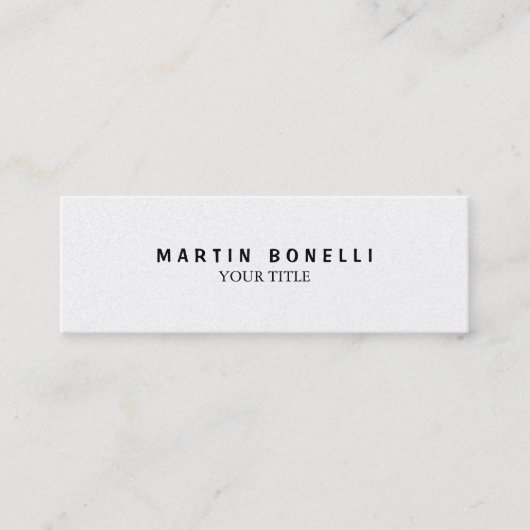 Gewoon Slim Professional Modern Mini Visitekaartje (Voorkant)