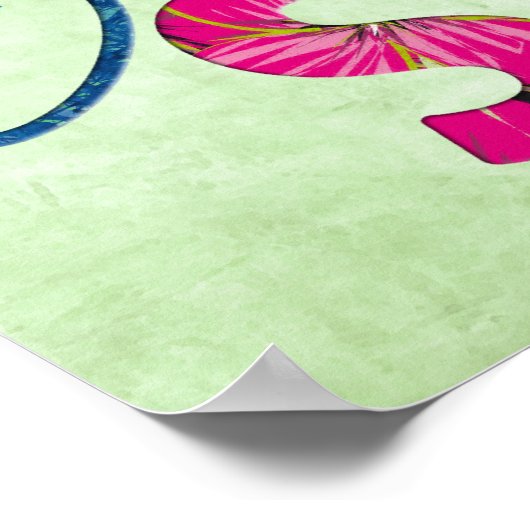 Gewoon Smile Happy Quote 01 Poster (Hoek)