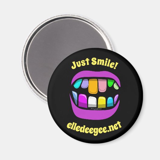 Gewoon Smile Logo Magnet (Voorkant / Achterkant)