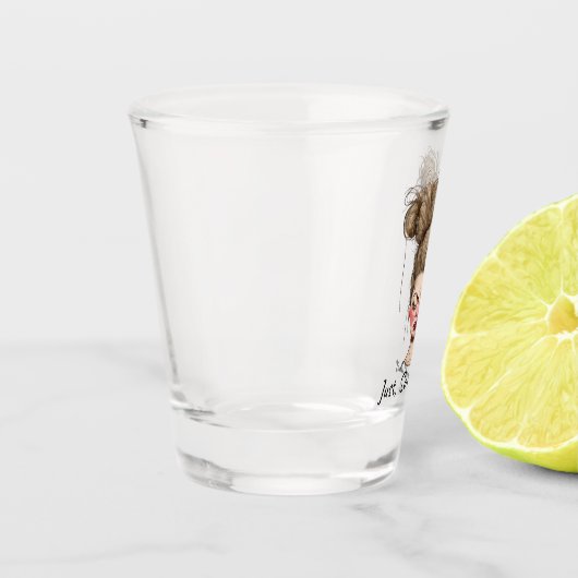 Gewoon, soms! Grappige slechte dag Shot Glas (Links)