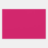 Gewoon Spaans Carmine Rubine Roze tinten 3 tinten Inpakpapier Vel (Voorkant 2)