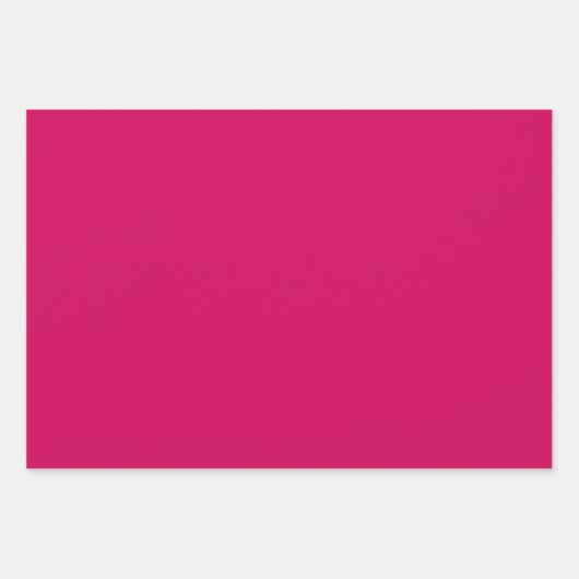 Gewoon Spaans Carmine Rubine Roze tinten 3 tinten Inpakpapier Vel (Voorkant 2)