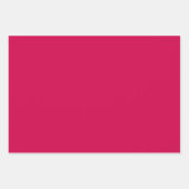 Gewoon Spaans Carmine Rubine Roze tinten 3 tinten Inpakpapier Vel (Voorkant)