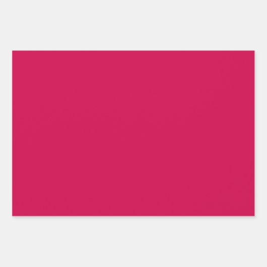 Gewoon Spaans Carmine Rubine Roze tinten 3 tinten Inpakpapier Vel (Voorkant)