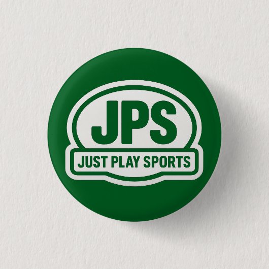 GEWOON SPORTEN RONDE BUTTON 3,2 CM (Voorkant)