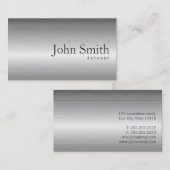 Gewoon staal Actuair Visitekaartje (Voorkant / Achterkant)