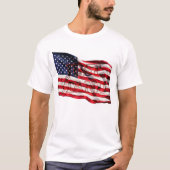 Gewoon staan, Amerikaanse vlag T-shirt (Voorkant)