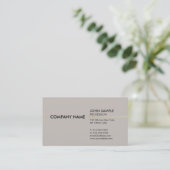 Gewoon stijlvol, modern, elegant design visitekaartje (Staand voorkant)