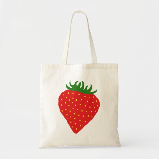 Gewoon Strawberry custom bag - kies stijl, kleur Tote Bag (Voorkant)