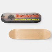 Gewoon Surfin met Wheels Skateboard (Horizontaal)