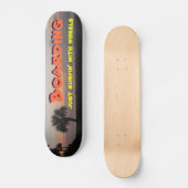 Gewoon Surfin met Wheels Skateboard (Voorkant)