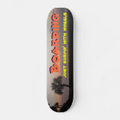 Gewoon Surfin met Wheels Skateboard (Voorkant)