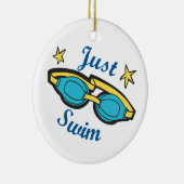 Gewoon Swim Keramisch Ornament (Rechts)