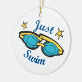 Gewoon Swim Keramisch Ornament (Links)