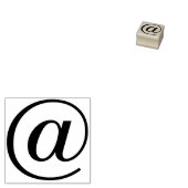 Gewoon Symbolen / Iconen - AT SIGN + ideeën Rubberstempel (Gestempeld)