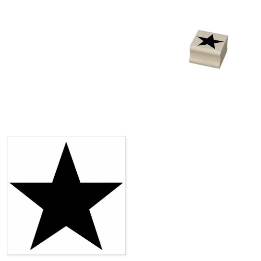 Gewoon Symbolen / Iconen - STAR full + ideeën Rubberstempel (Gestempeld)