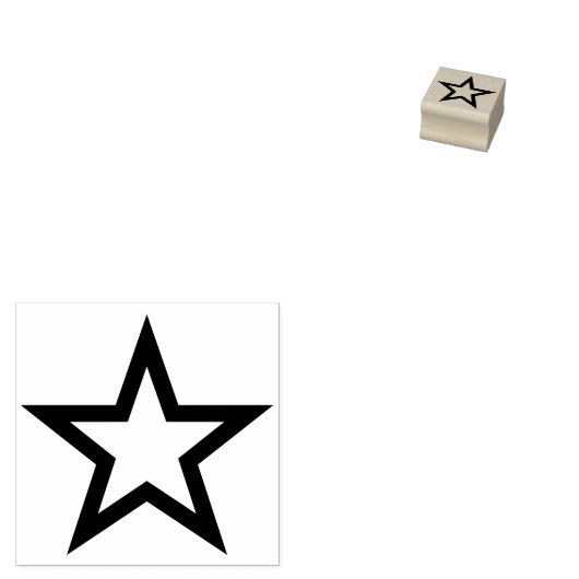 Gewoon Symbolen / Iconen - STAR overzicht + ideeën Rubberstempel (Gestempeld)
